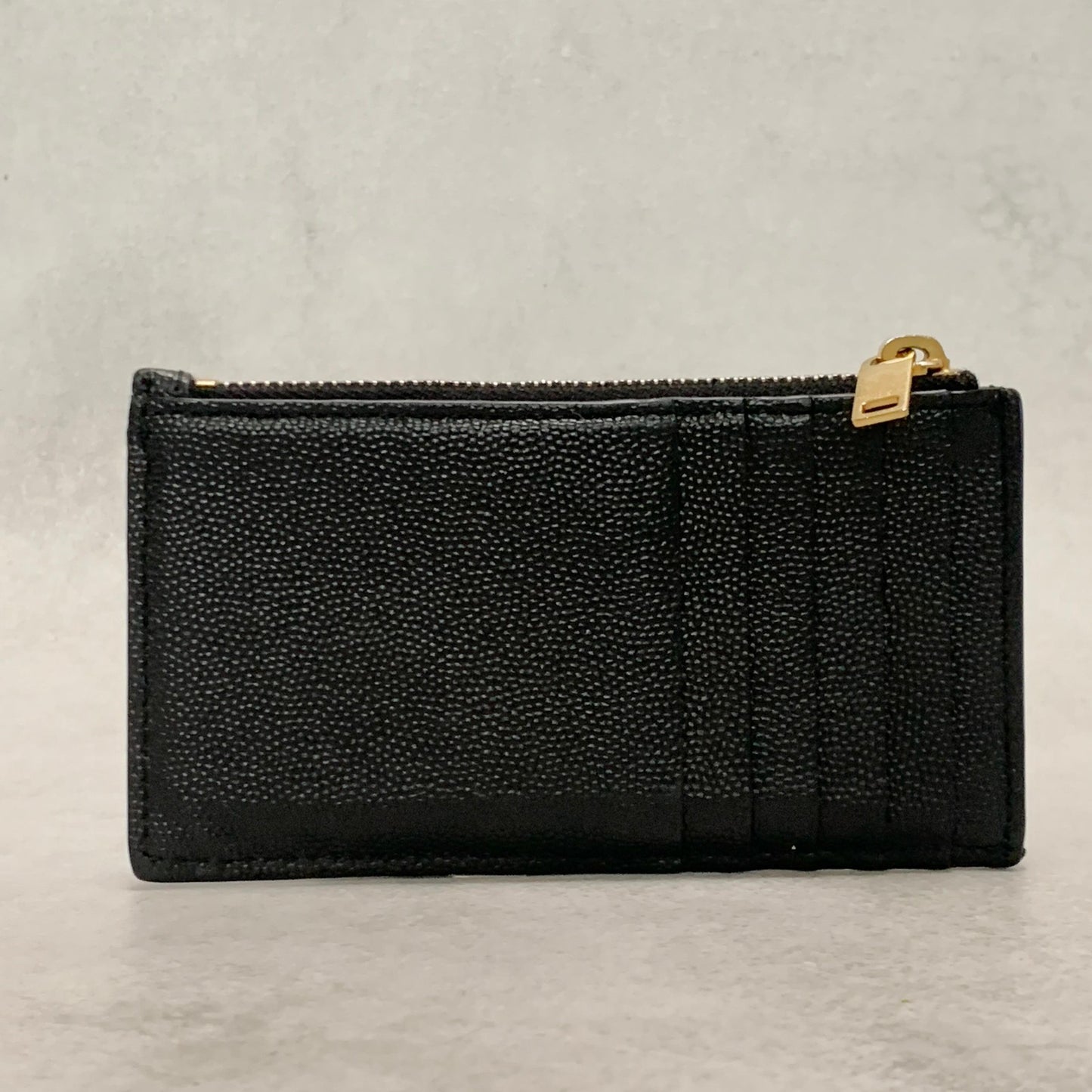Saint Laurent Coin Case Cassandra YSL Logo Card Holder Wallet Purse Compact