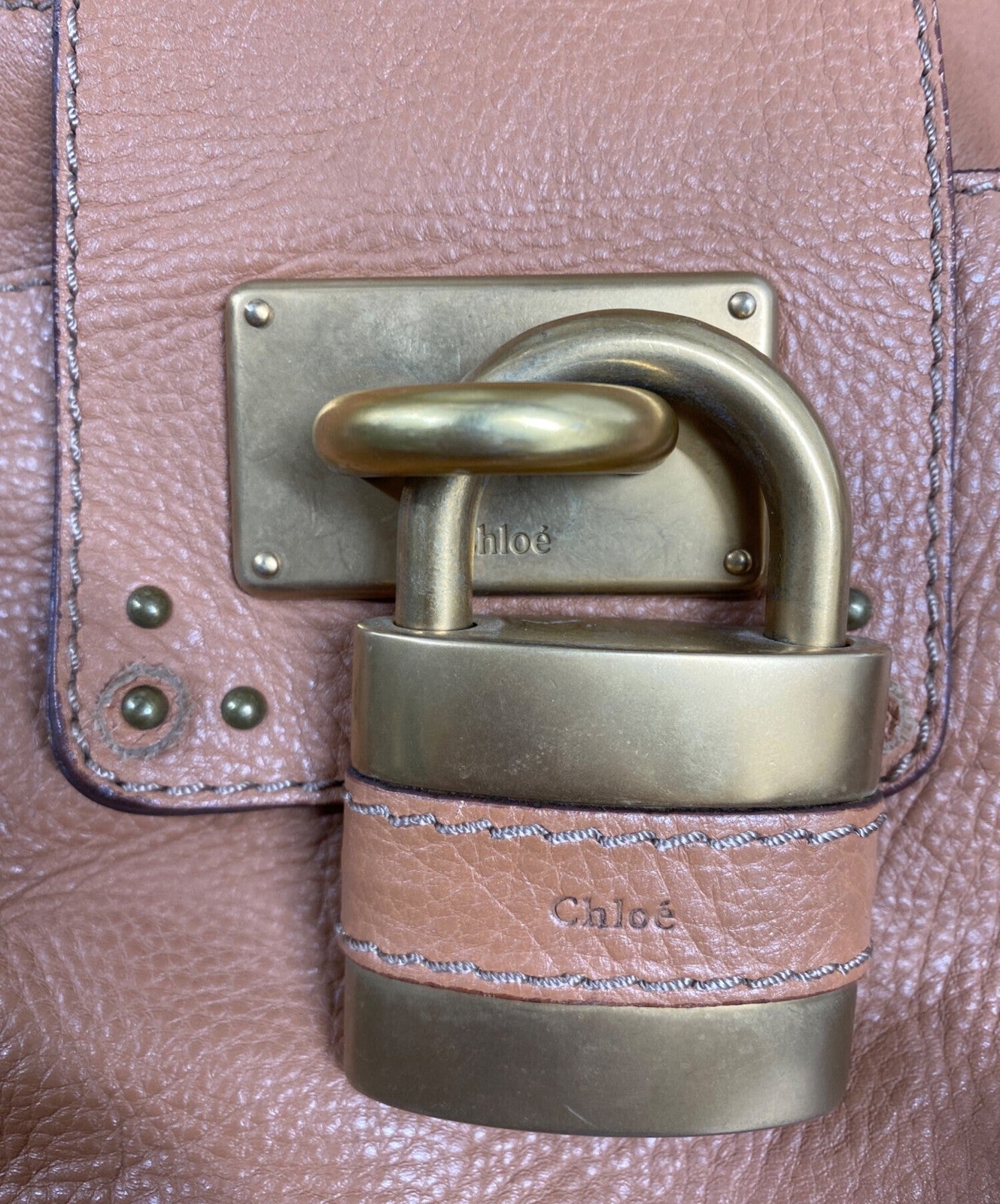 Chloe Shoulder Bag Purse Paddington Pink Authentic