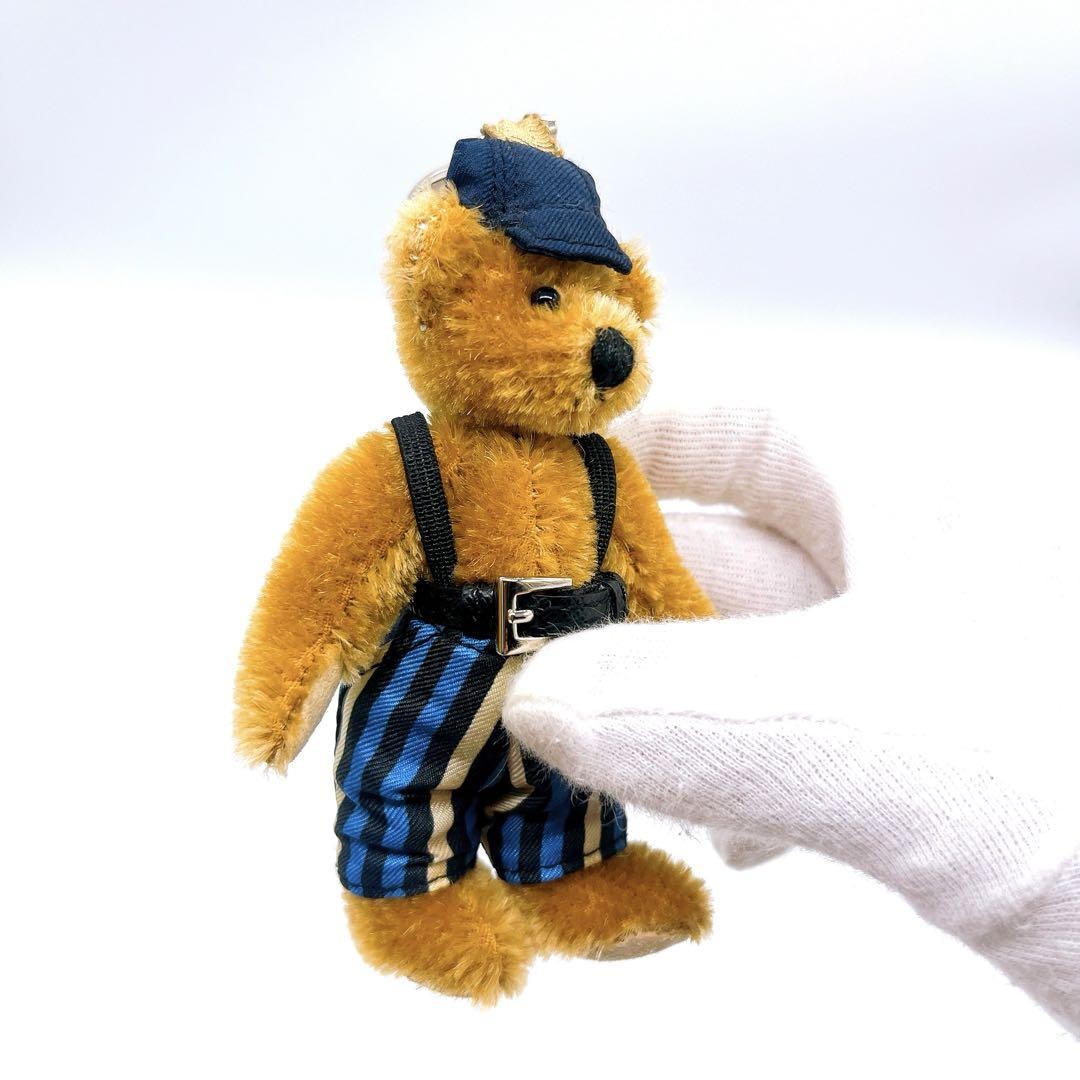 PRADA Key Ring Keychain Bag Charm Teddy Bear Authentic