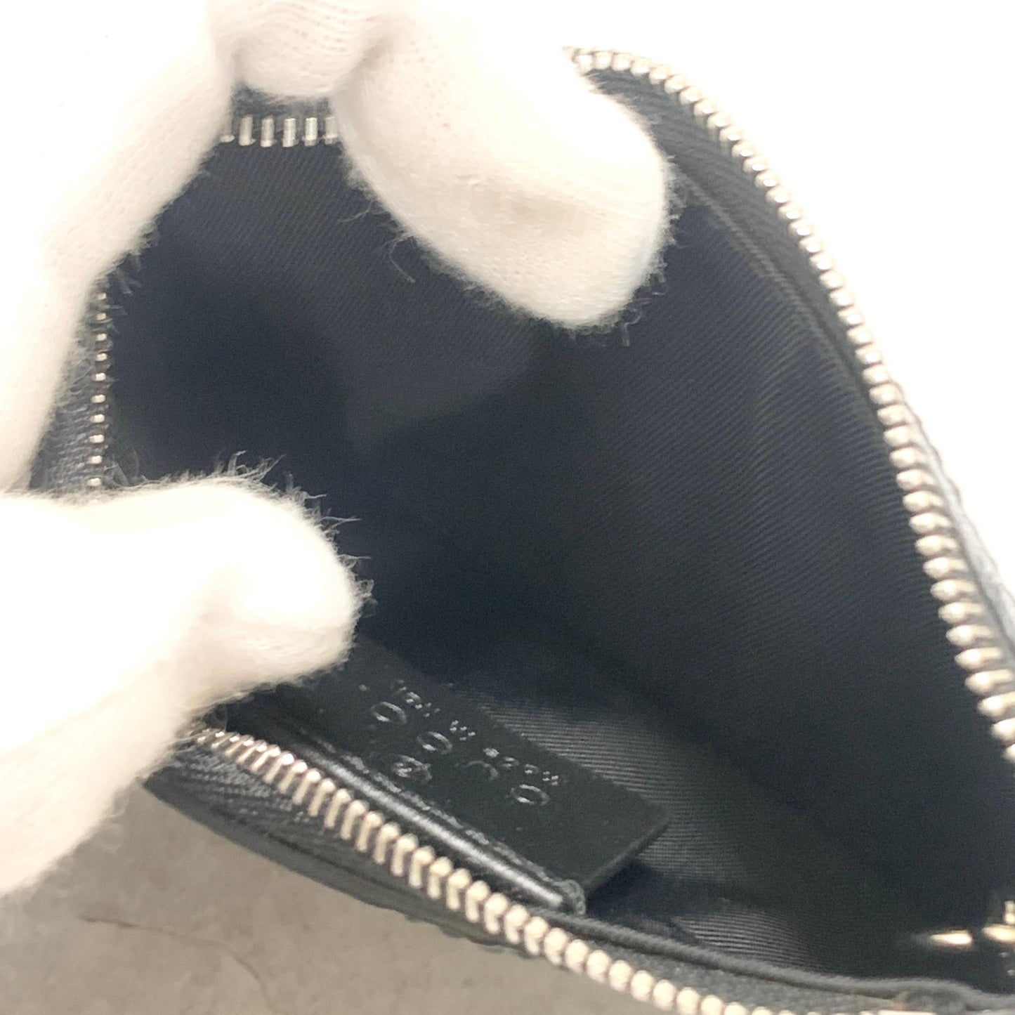 GUCCI Wallet GG Shima Coin Case Key Pouch Card Holder Compact Purse Leather
