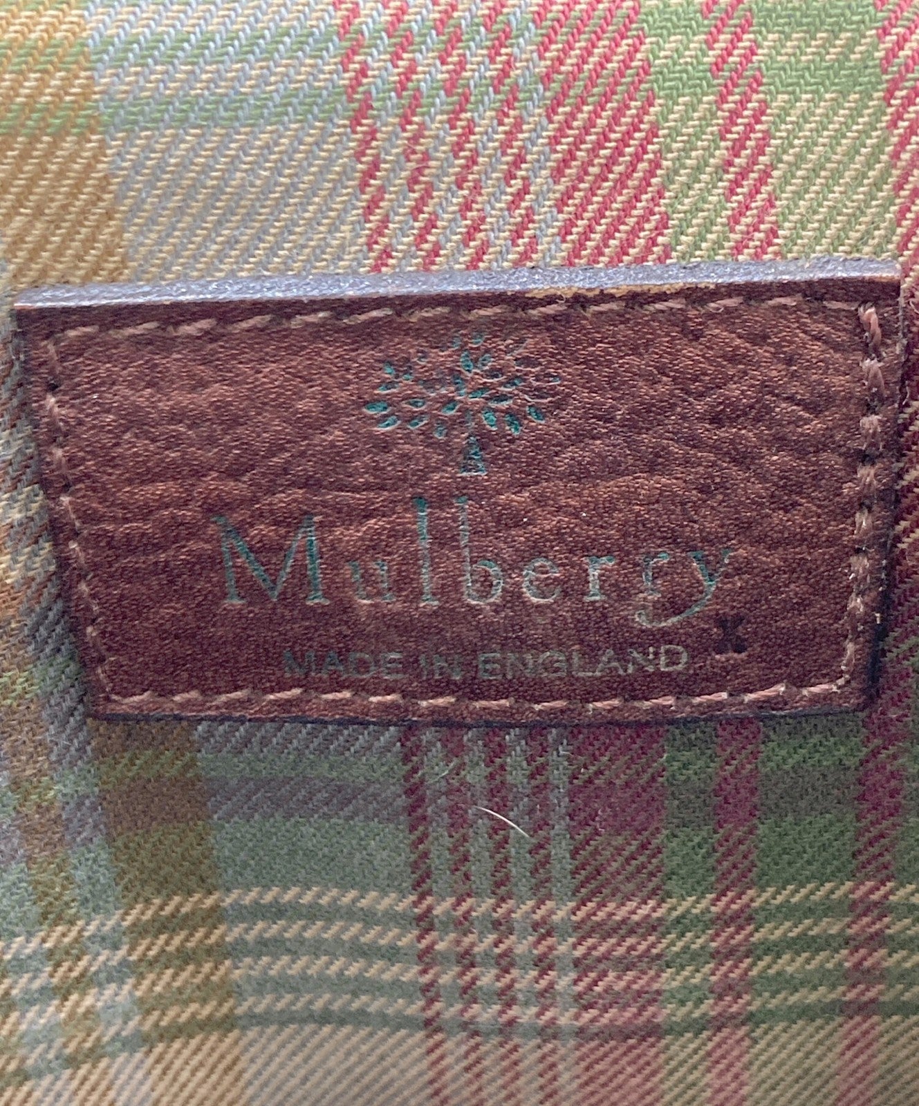 MULBERRY Business Bag Briefcase Old Leather Brown Authentic