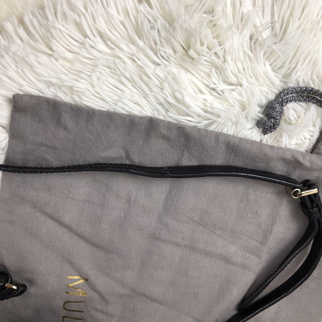 MULBERRY Hand Shoulder Bag Tote Purse 2way Leather Black Authentic
