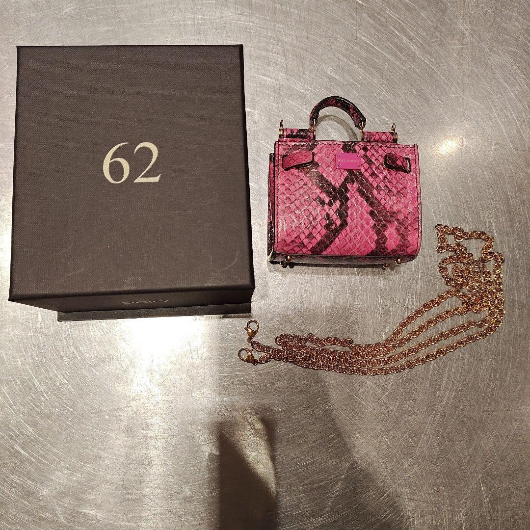 Dolce & Gabbana Shoulder Bag Purse Micro Mini Bag Authentic