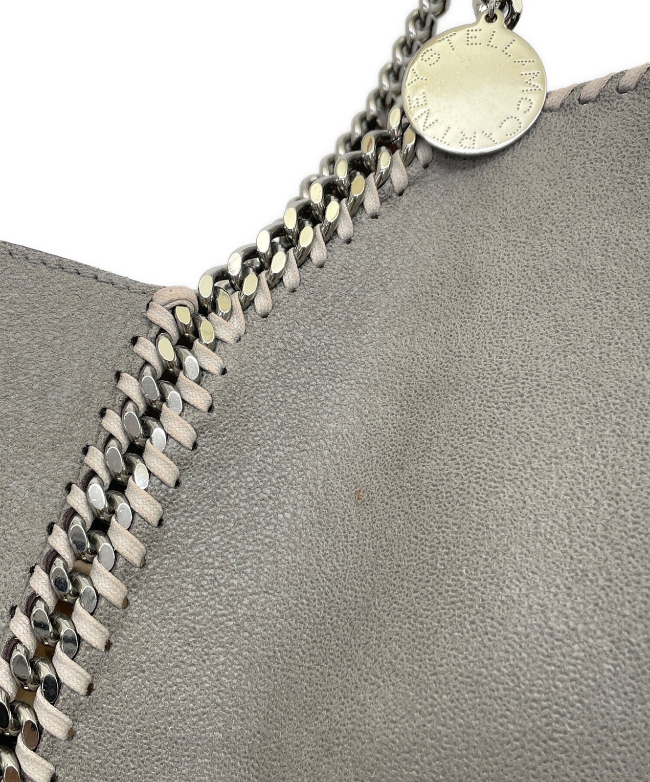 Stella McCartney Hand Bag Tote Purse Reversible Falabella Gray Red Authentic