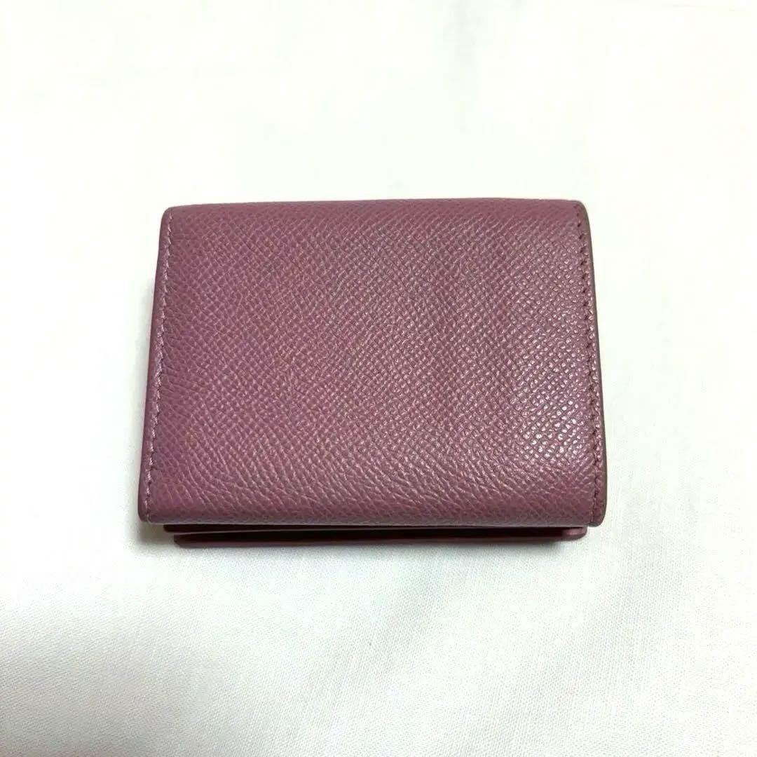 Christian Dior Tri-fold Wallet Compact Purse CD Pink Authentic