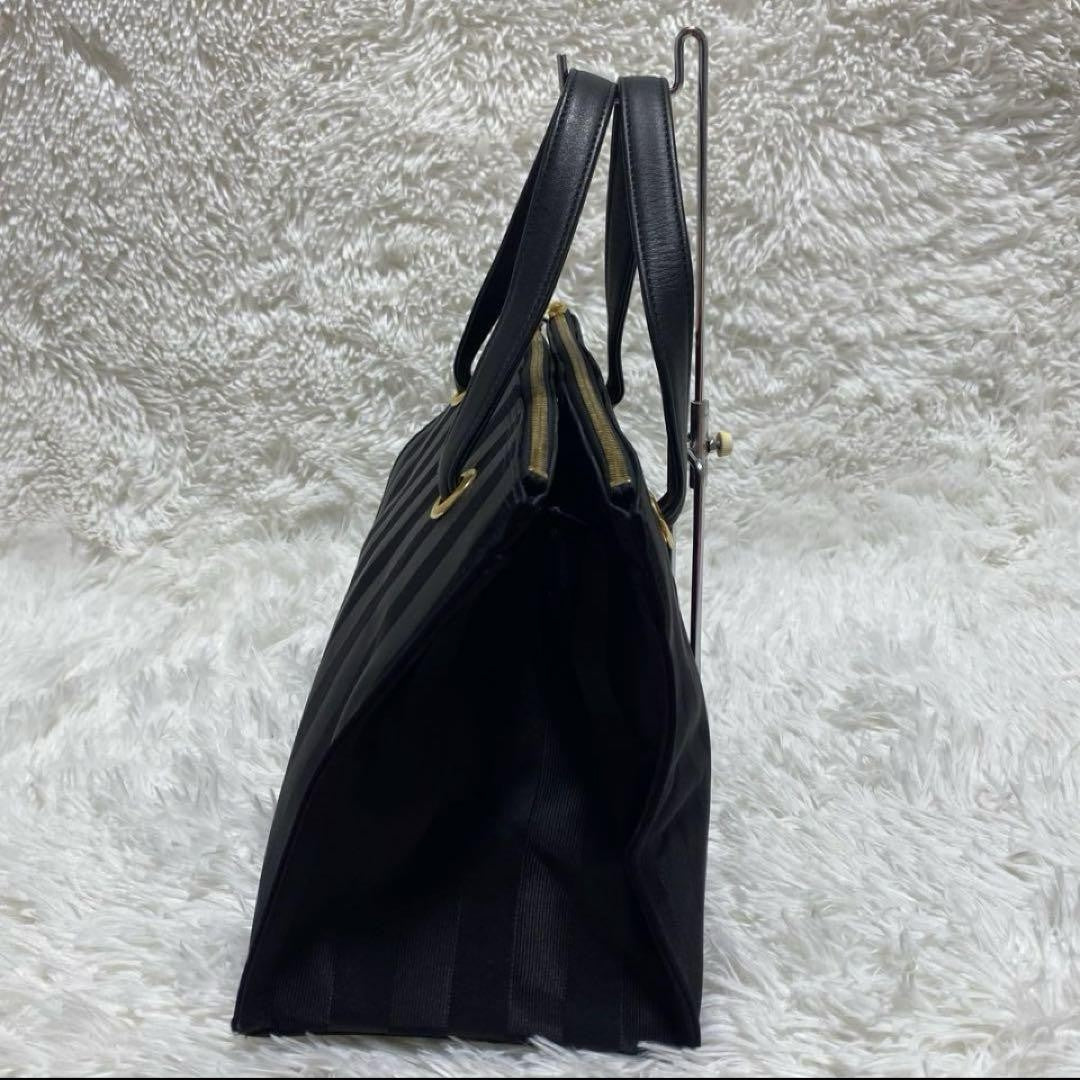 Valentino Garavani Sport Purse Handbag Stripe Logo Tote Bag Auth Used Unisex