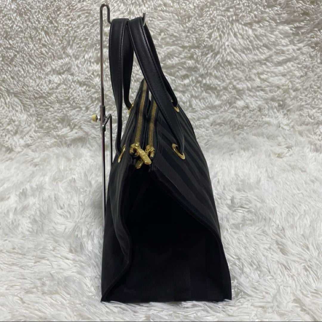 Valentino Garavani Sport Purse Handbag Stripe Logo Tote Bag Auth Used Unisex