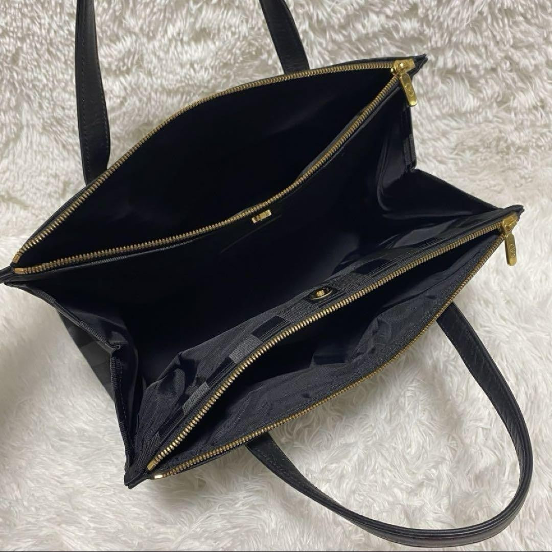 Valentino Garavani Sport Purse Handbag Stripe Logo Tote Bag Auth Used Unisex