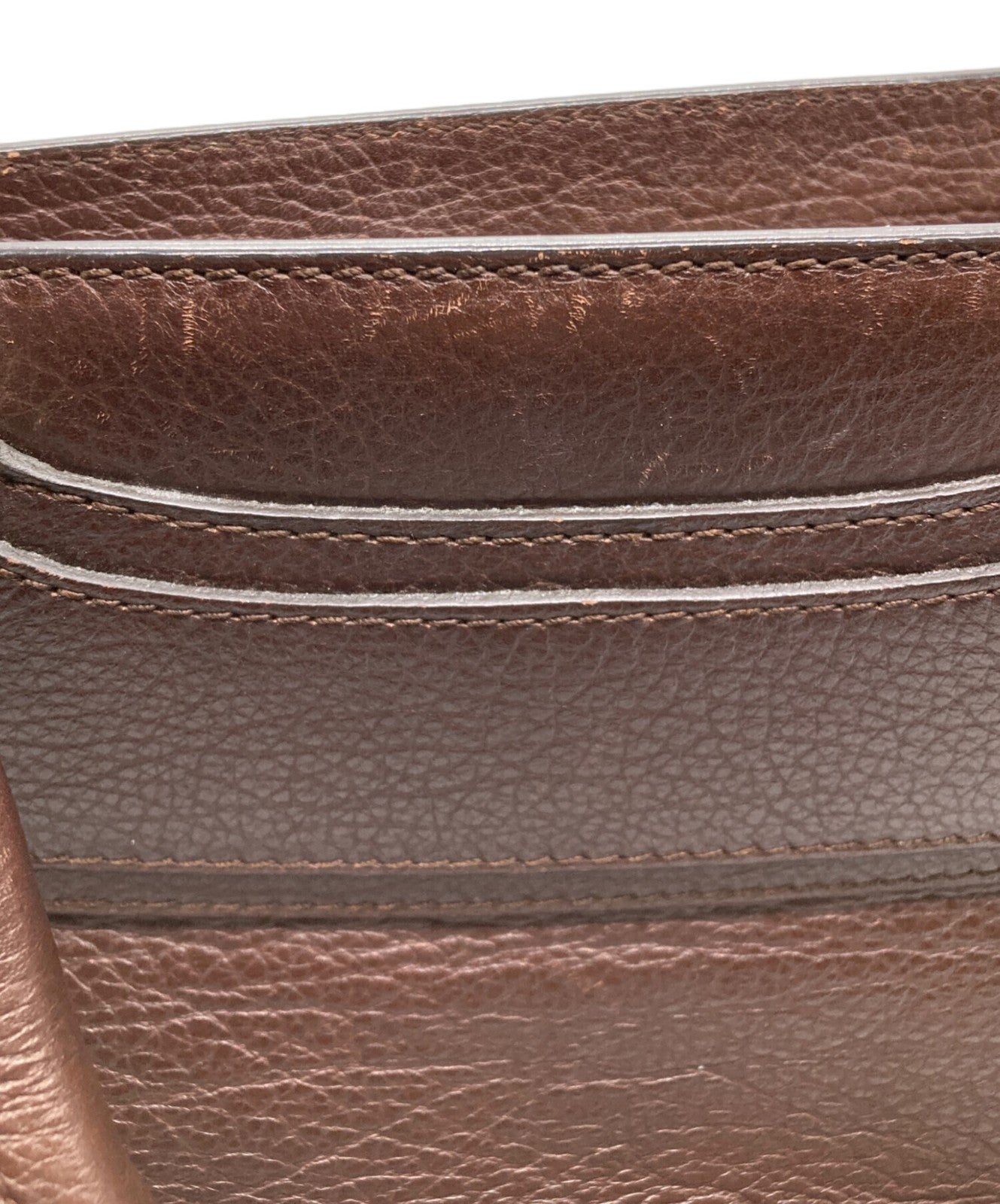 CELINE Hand Bag Tote Purse Brown Authentic