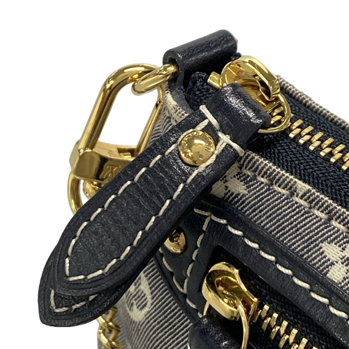 Louis Vuitton Mini Pochette Hand Bag Purse Monogram M95754 Authentic