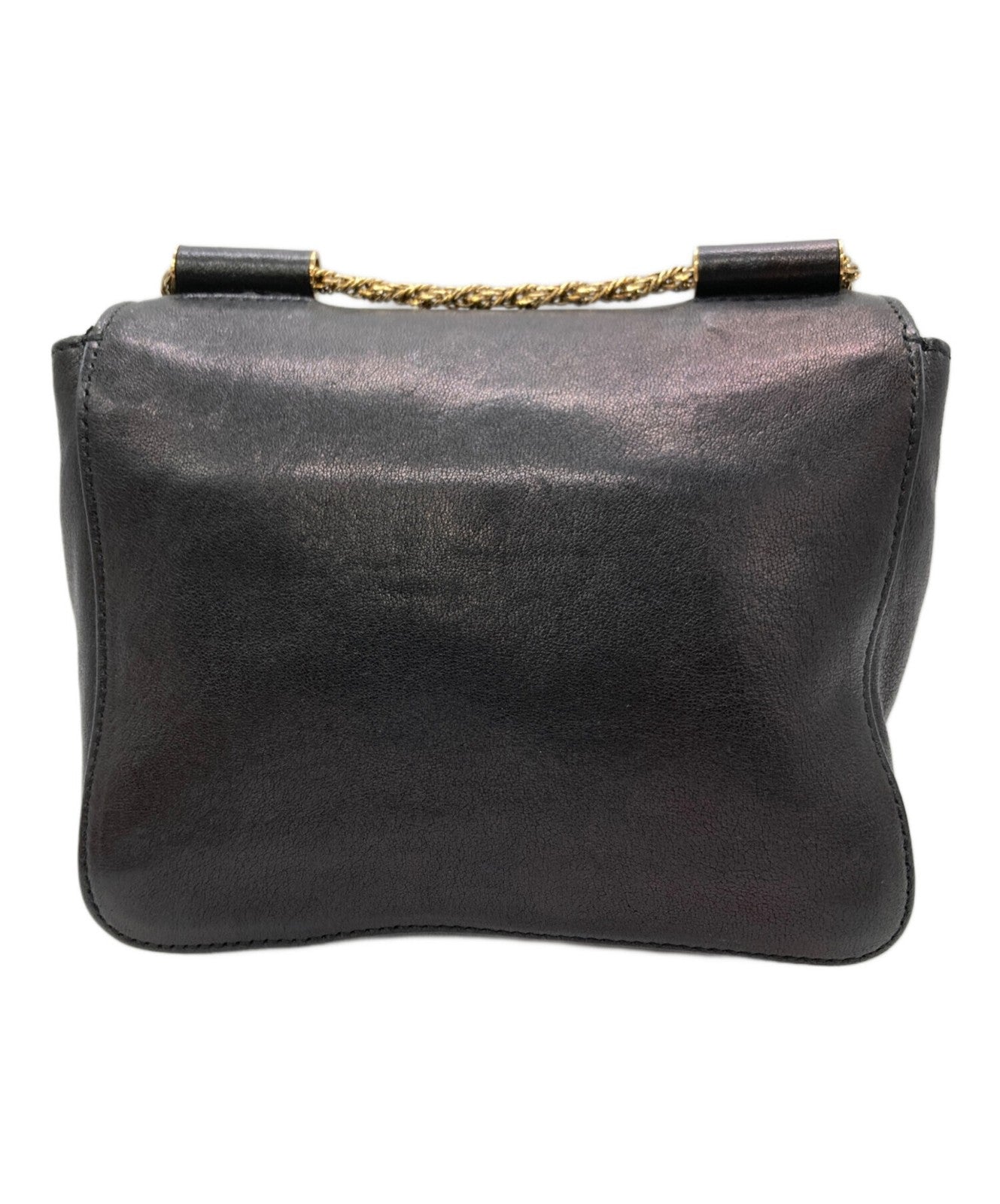 Chloe Shoulder Bag Purse Elsie Black Authentic