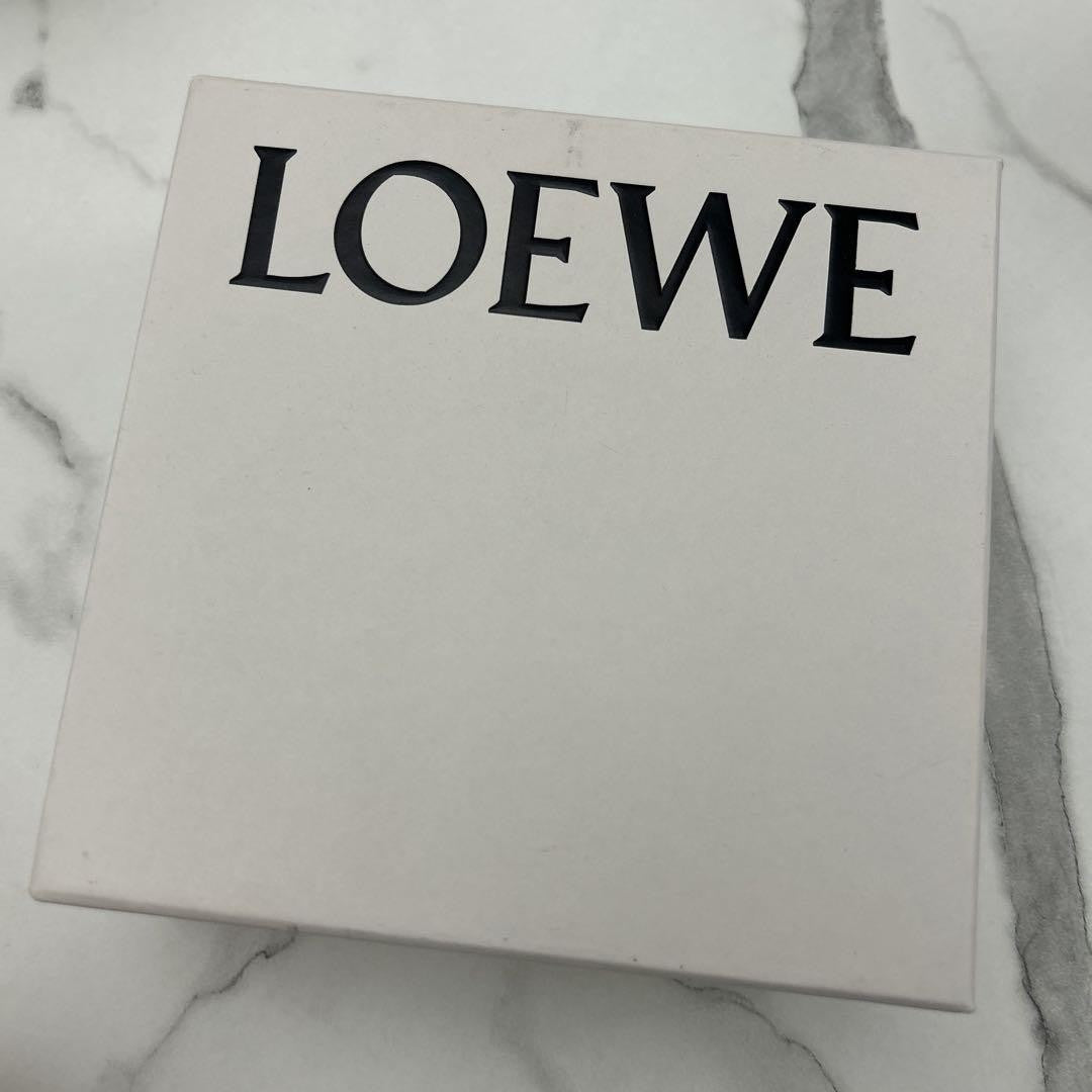 LOEWE Shoulder Strap Belt Leather Red Authentic