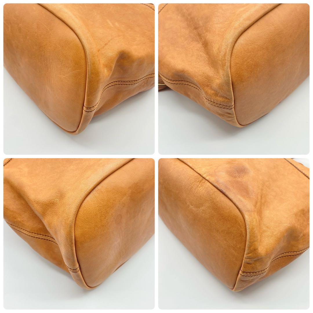 GIVENCHY Hand Bag Tote Purse 2way Nightingale Leather Brown Authentic