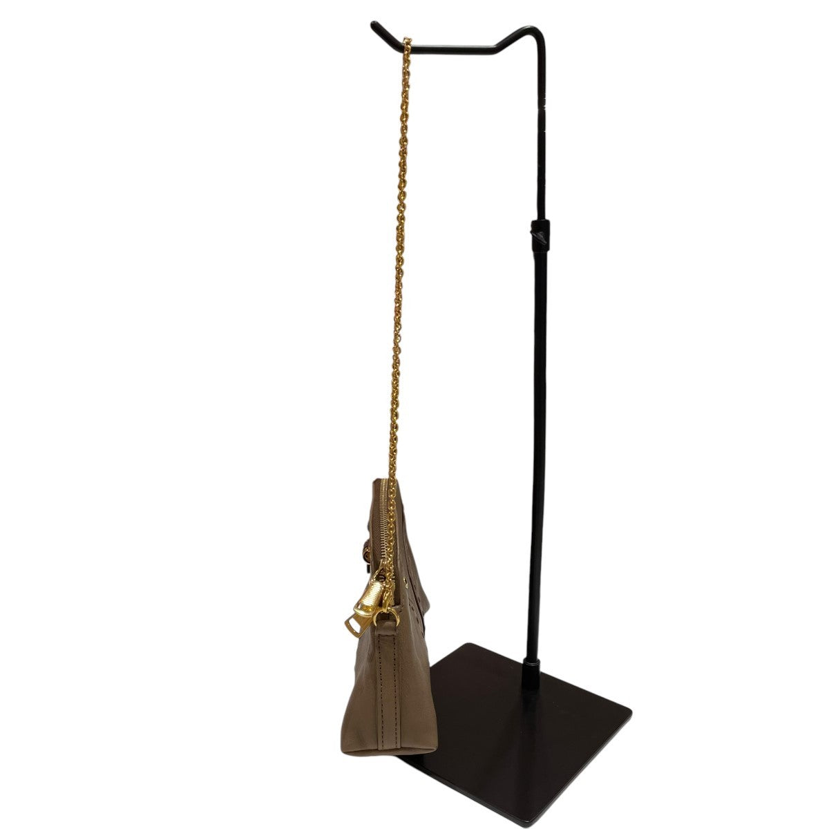 Saint Laurent Shoulder Bag Purse MUSE CHAIN Brown Authentic