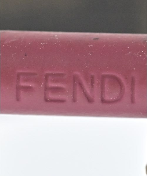 FENDI Bracelet Bangle FF Zucca Beige Brown Authentic