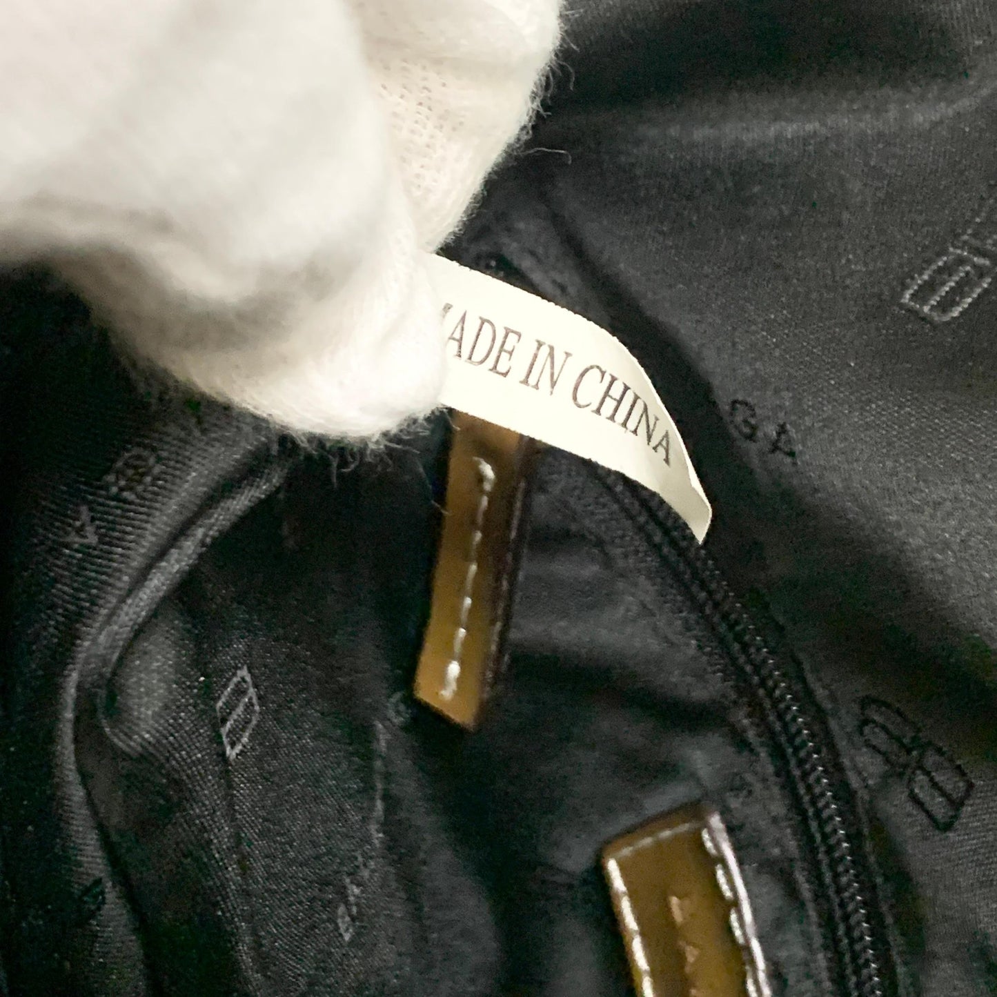 BALENCIAGA Bag BB Logo Shoulder Purse Canvas Leather Beige Gold Authentic