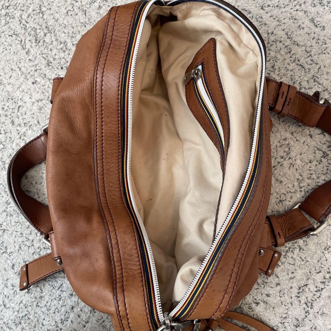 Chloe Hand Bag Tote Purse Leather Brown Authentic