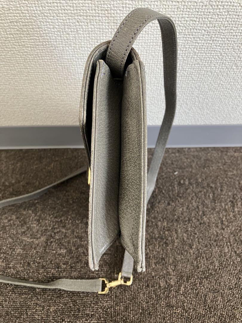 Valentino Garavani Shoulder Bag Purse Gray Authentic