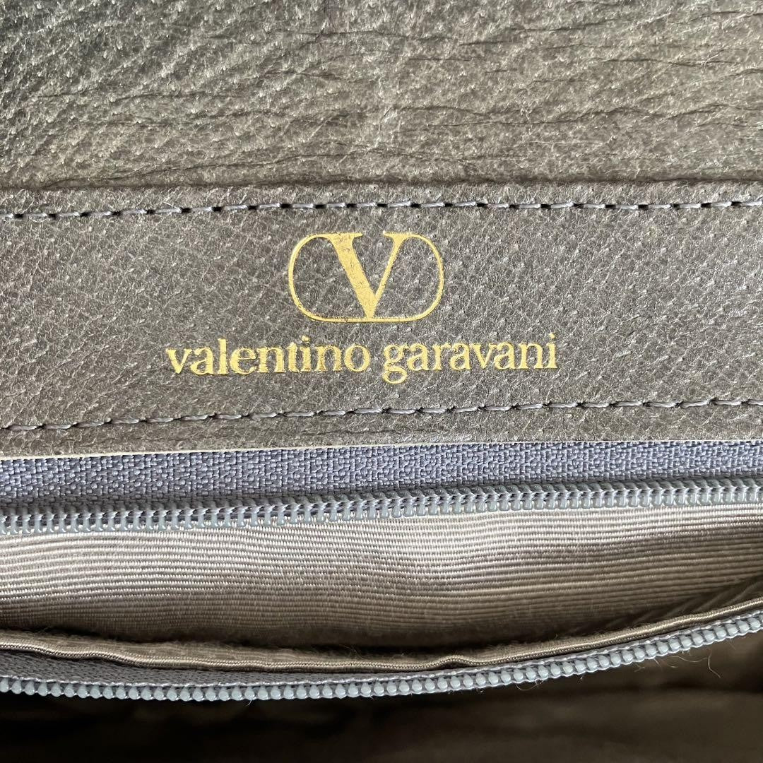Valentino Garavani Shoulder Bag Purse Gray Authentic