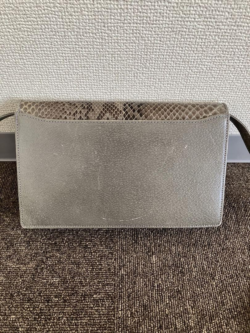 Valentino Garavani Shoulder Bag Purse Gray Authentic