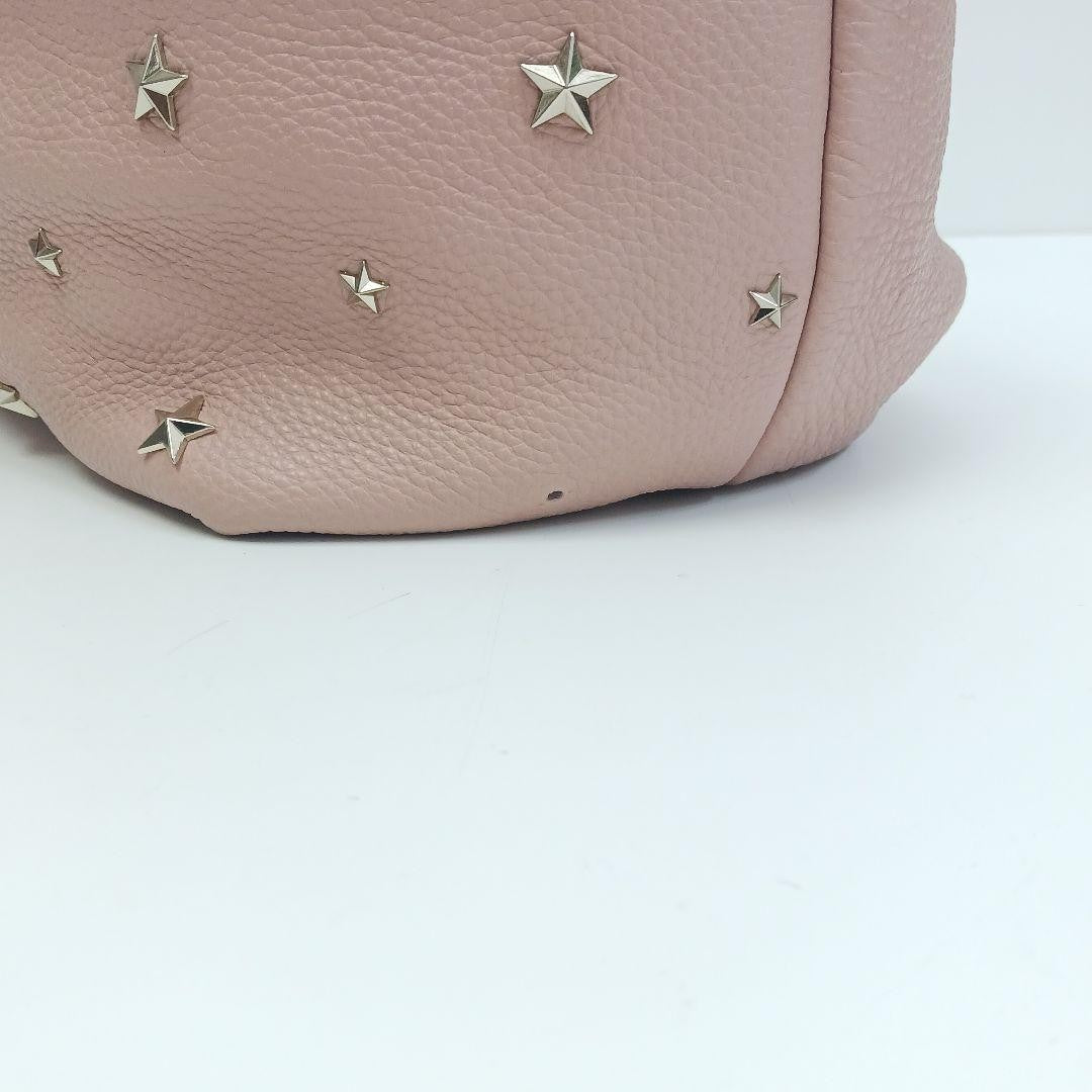 Red Valentino Hand Bag Tote Purse Leather Pink Authentic