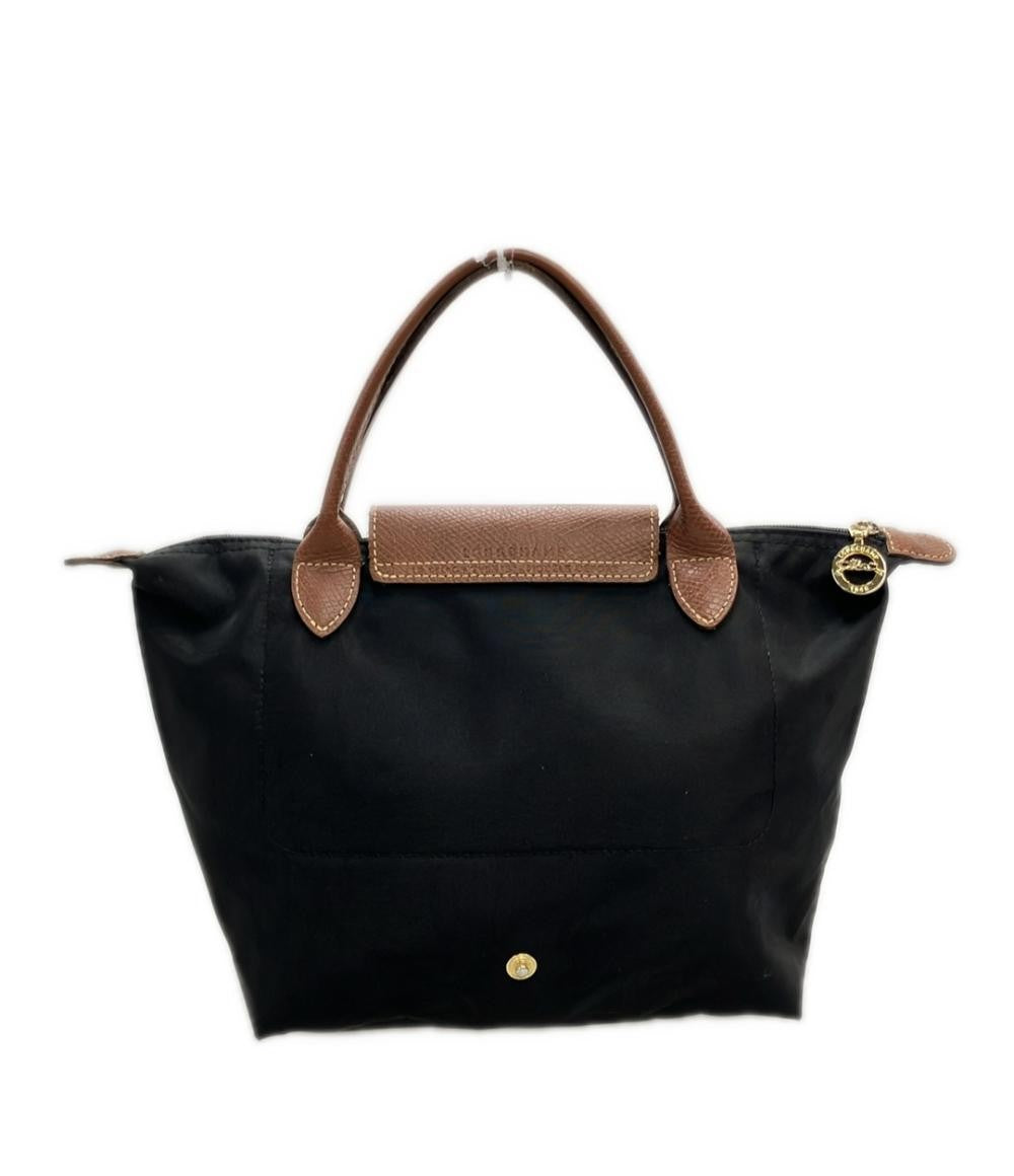 Longchamp Hand Bag Tote Purse Le Pliage Black Authentic