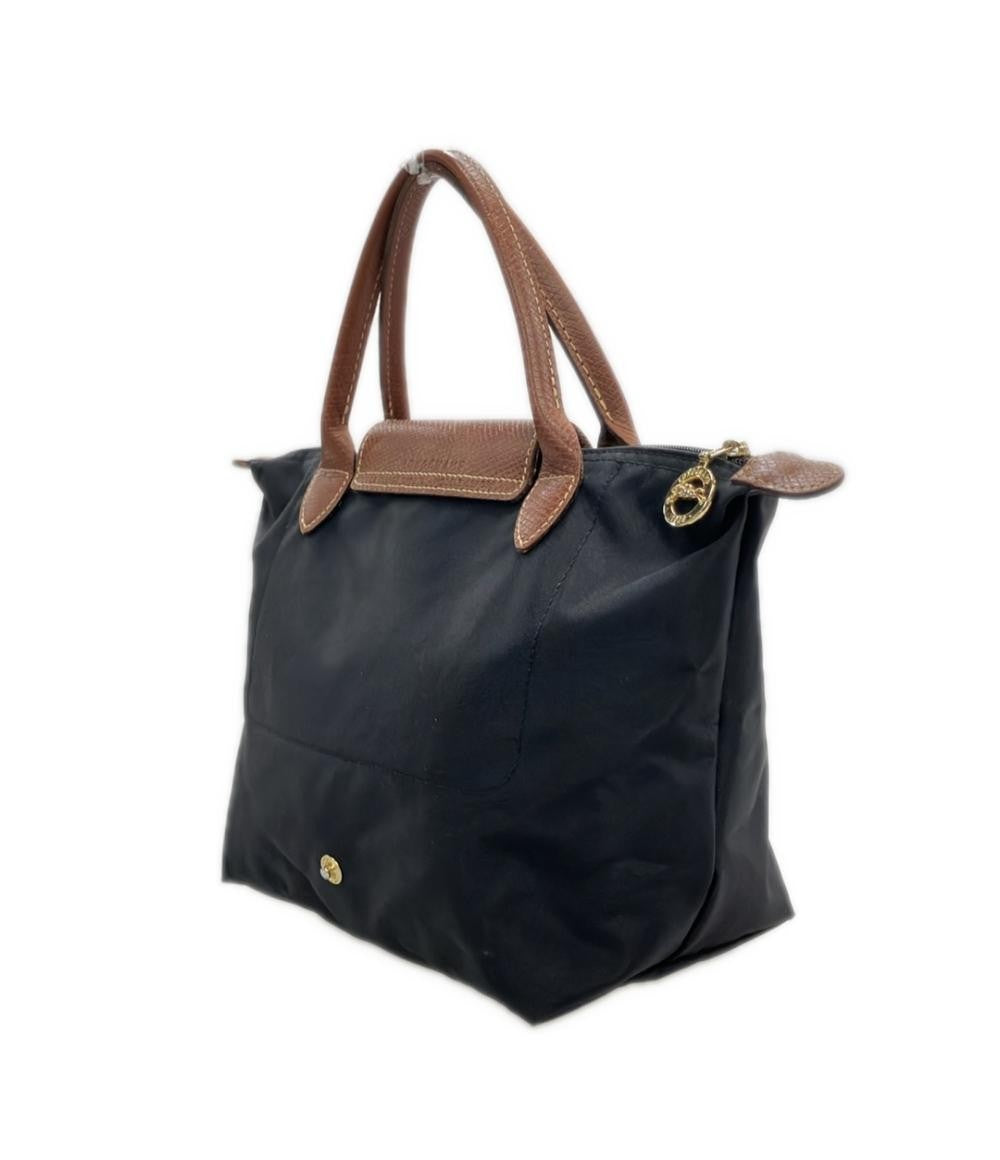 Longchamp Hand Bag Tote Purse Le Pliage Black Authentic