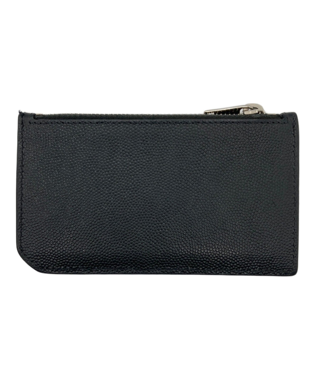 Saint Laurent Paris Card Case Holder Fragment Case Logo Black Authentic