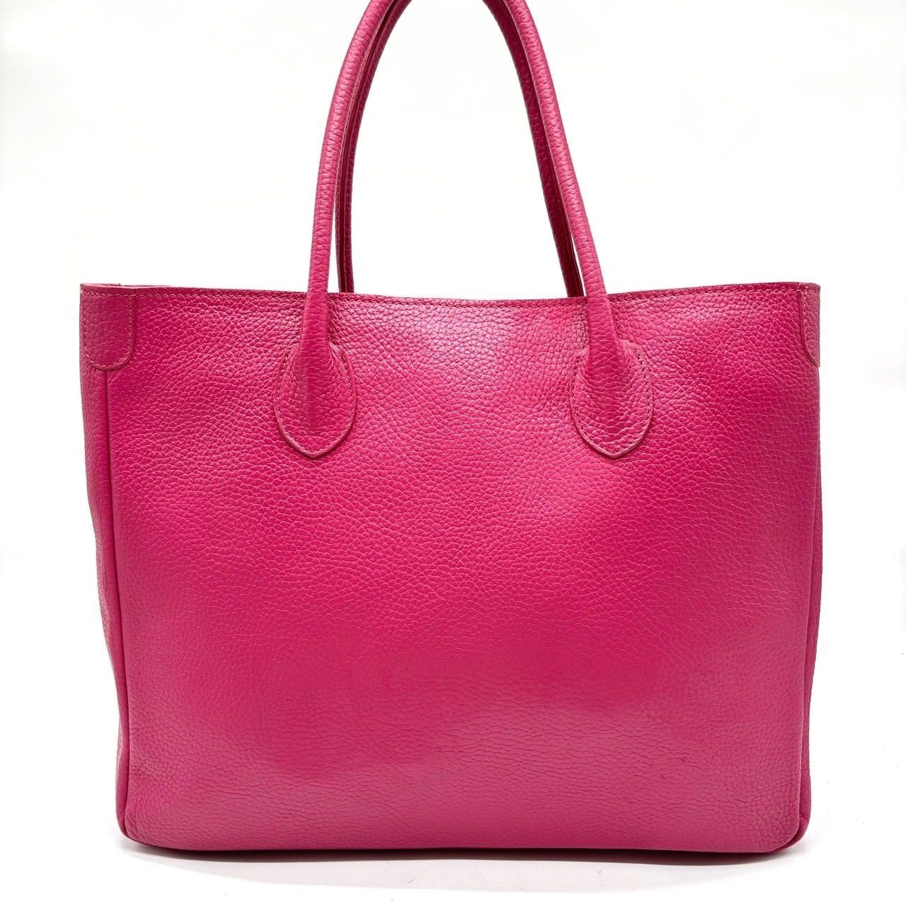TOD'S Hand Bag Tote Purse Leather Pink Authentic