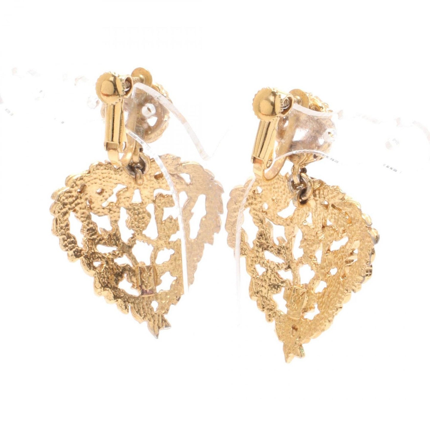 Saint Laurent Earrings YSL Cassandra GP Gold Authentic