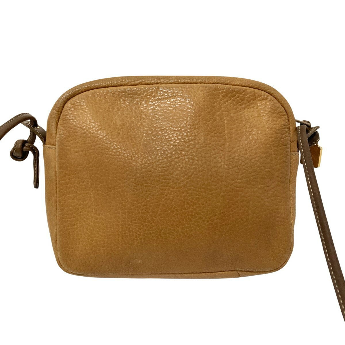 LOEWE Shoulder Bag Purse Anagram Beige Authentic