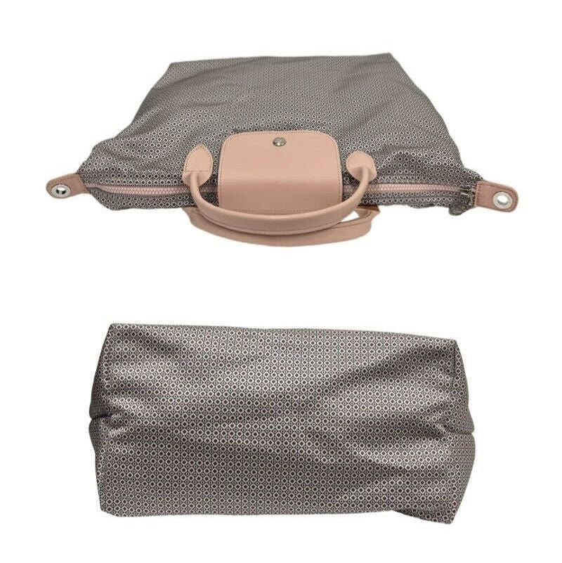 Longchamp Hand Shoulder Bag Tote Purse Le Pliage Nylon Pink Authentic