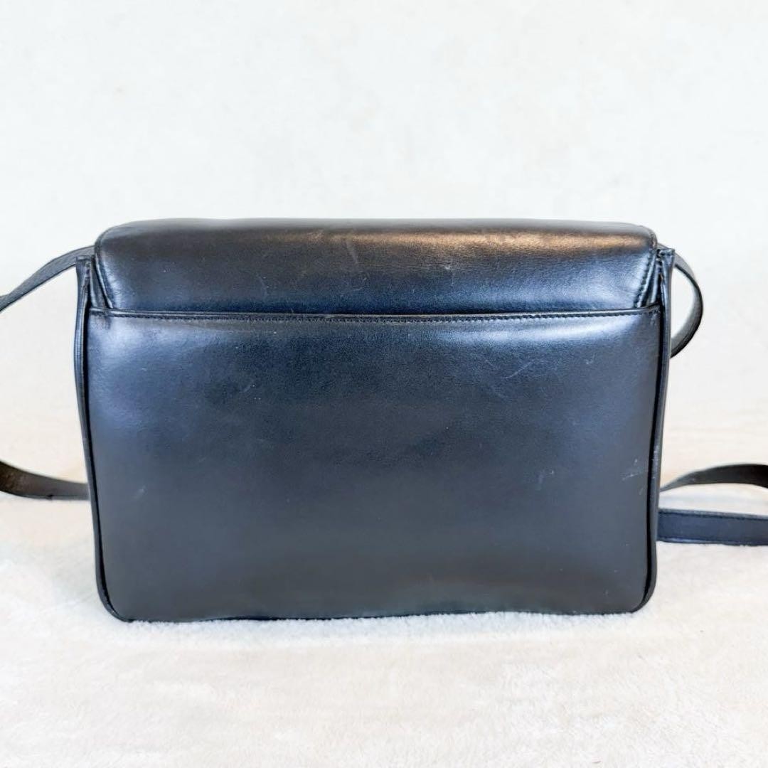 GIVENCHY Shoulder Bag Purse Leather Black Authentic