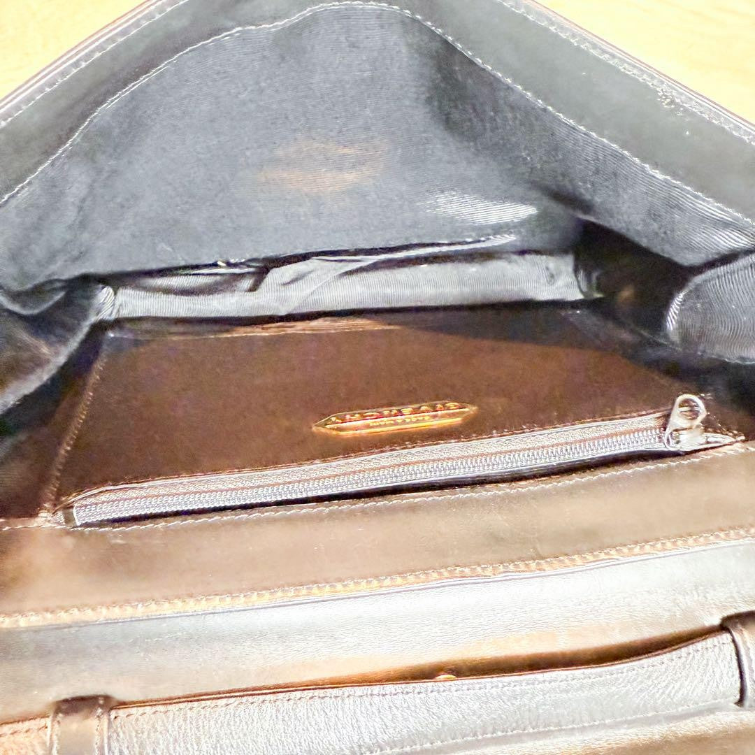 GIVENCHY Shoulder Bag Purse Leather Black Authentic