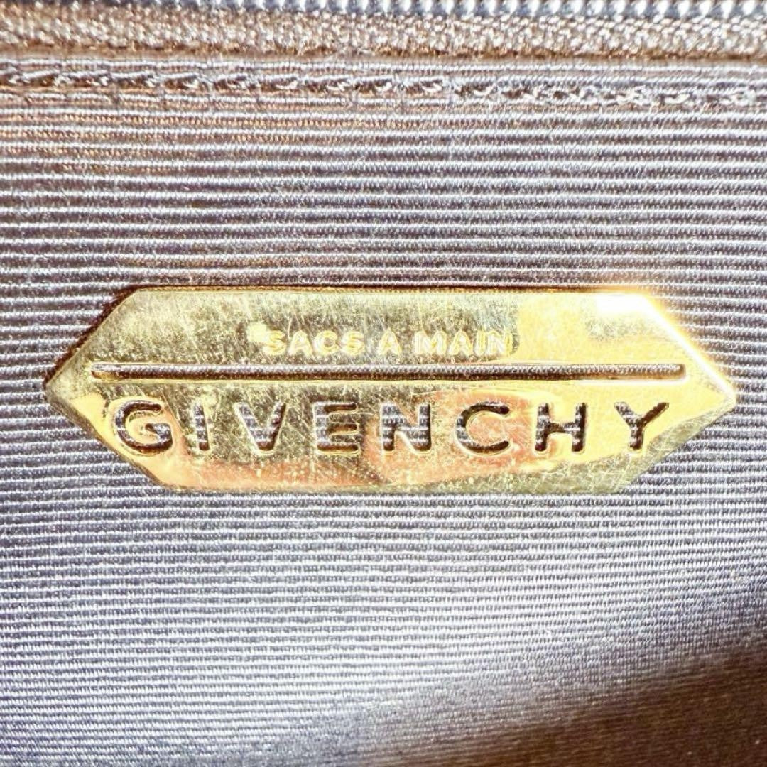 GIVENCHY Shoulder Bag Purse Leather Black Authentic