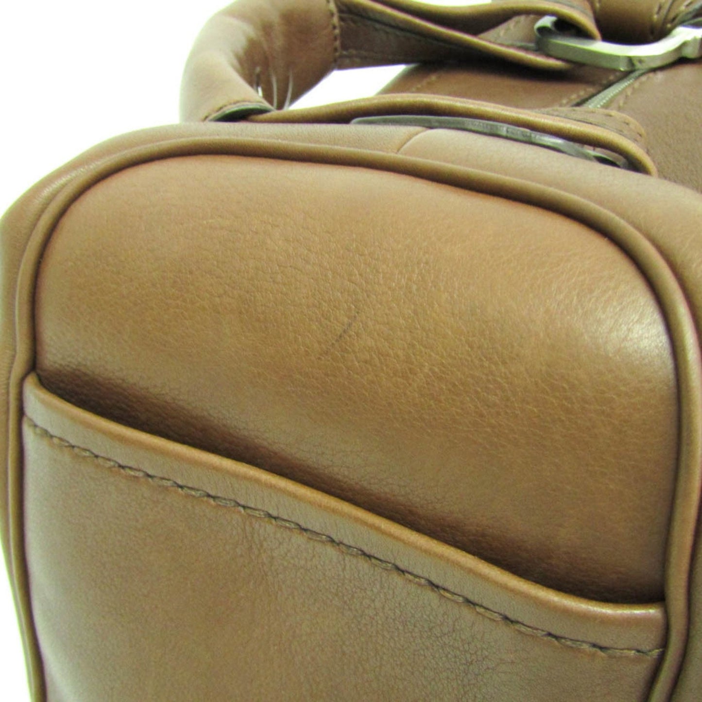 TOD'S Shoulder Bag Purse Leather Brown Authentic