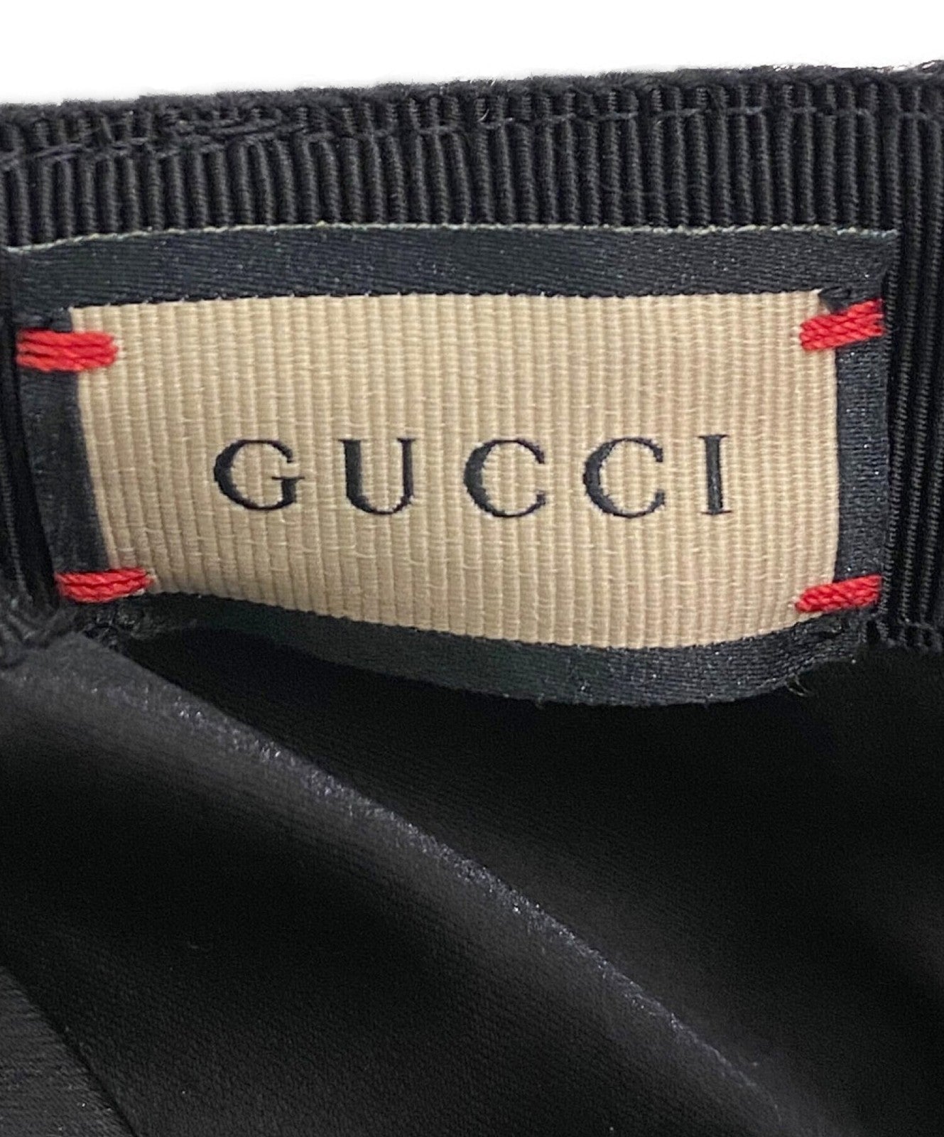 Gucci Hat Cap Baseball Cap GG Black Unisex Authentic