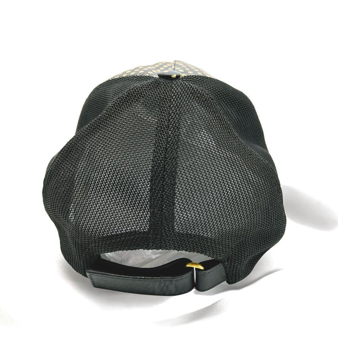 Gucci SEGA Hat Cap Baseball Cap Star Black Gold Men's Size XL Authentic