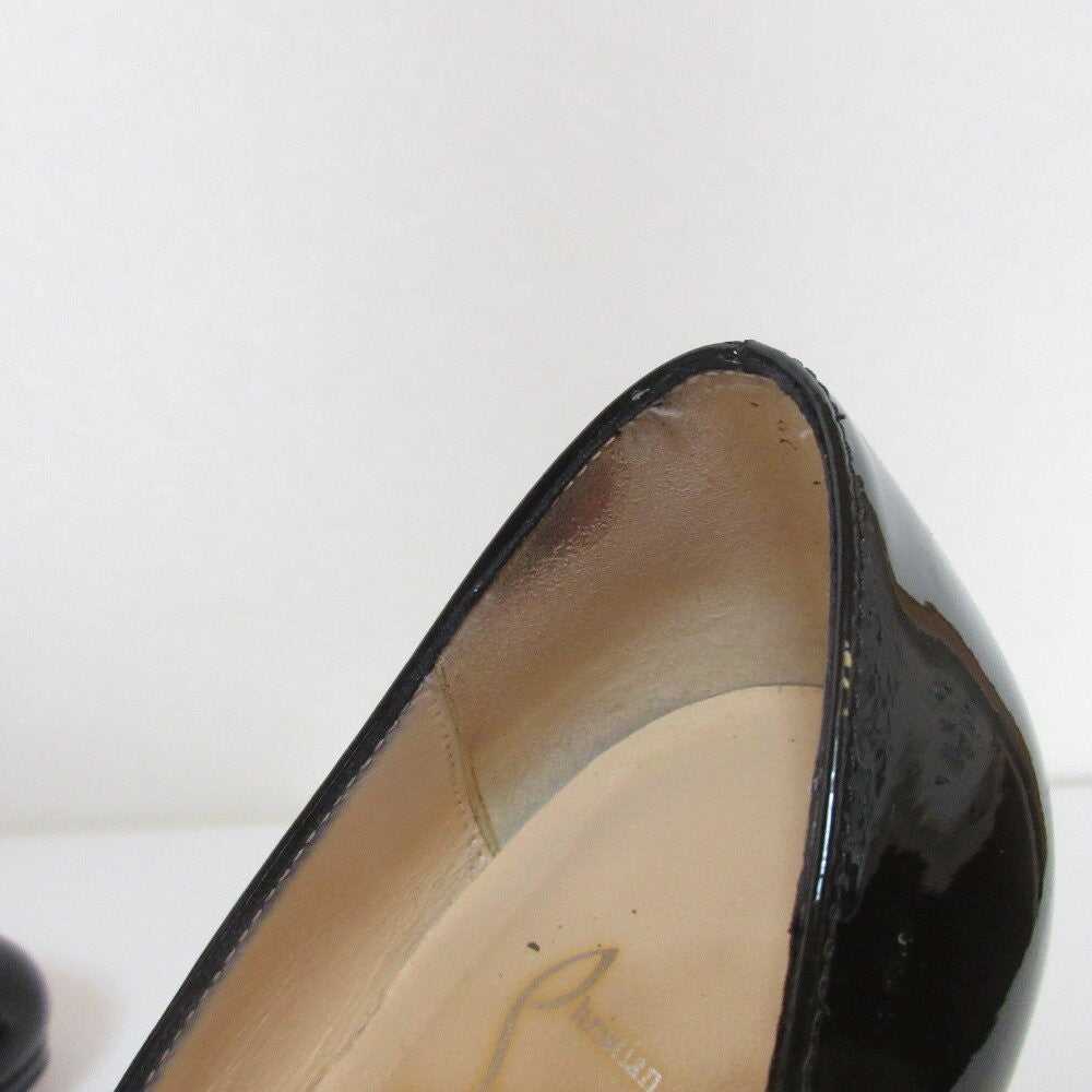 Christian Louboutin Shoes Pumps Heel EU 36 US 6 Black Authentic