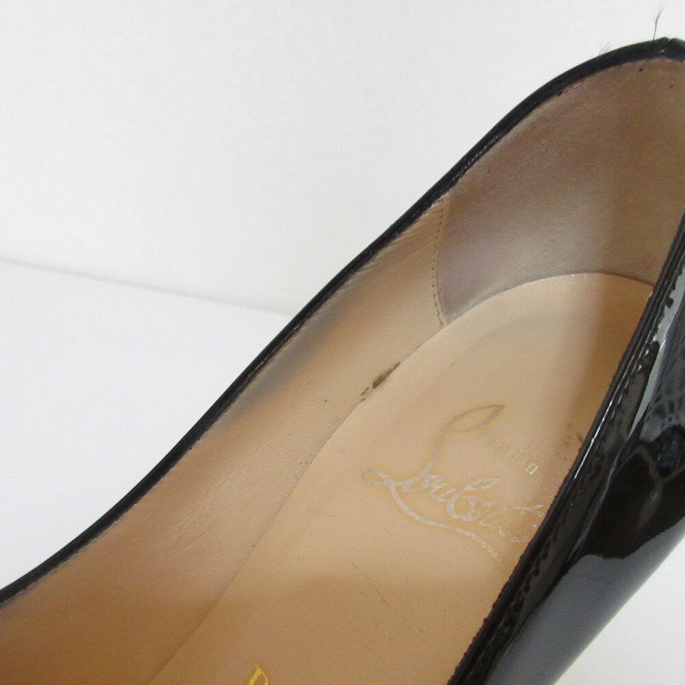 Christian Louboutin Shoes Pumps Heel EU 36 US 6 Black Authentic