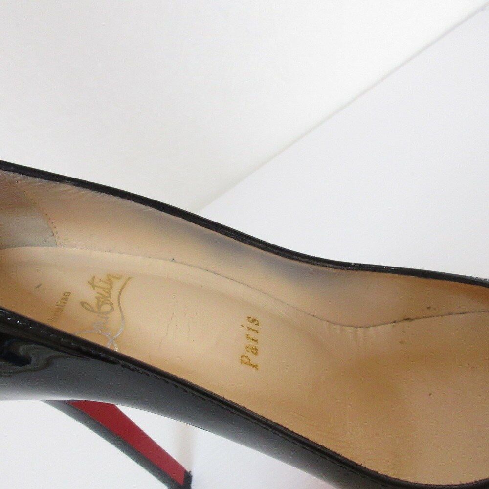Christian Louboutin Shoes Pumps Heel EU 36 US 6 Black Authentic