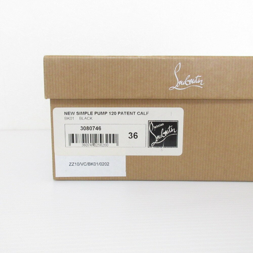 Christian Louboutin Shoes Pumps Heel EU 36 US 6 Black Authentic