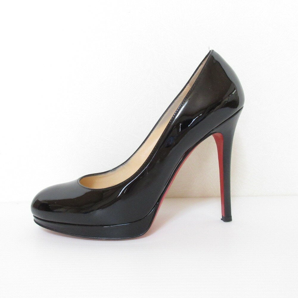 Christian Louboutin Shoes Pumps Heel EU 36 US 6 Black Authentic