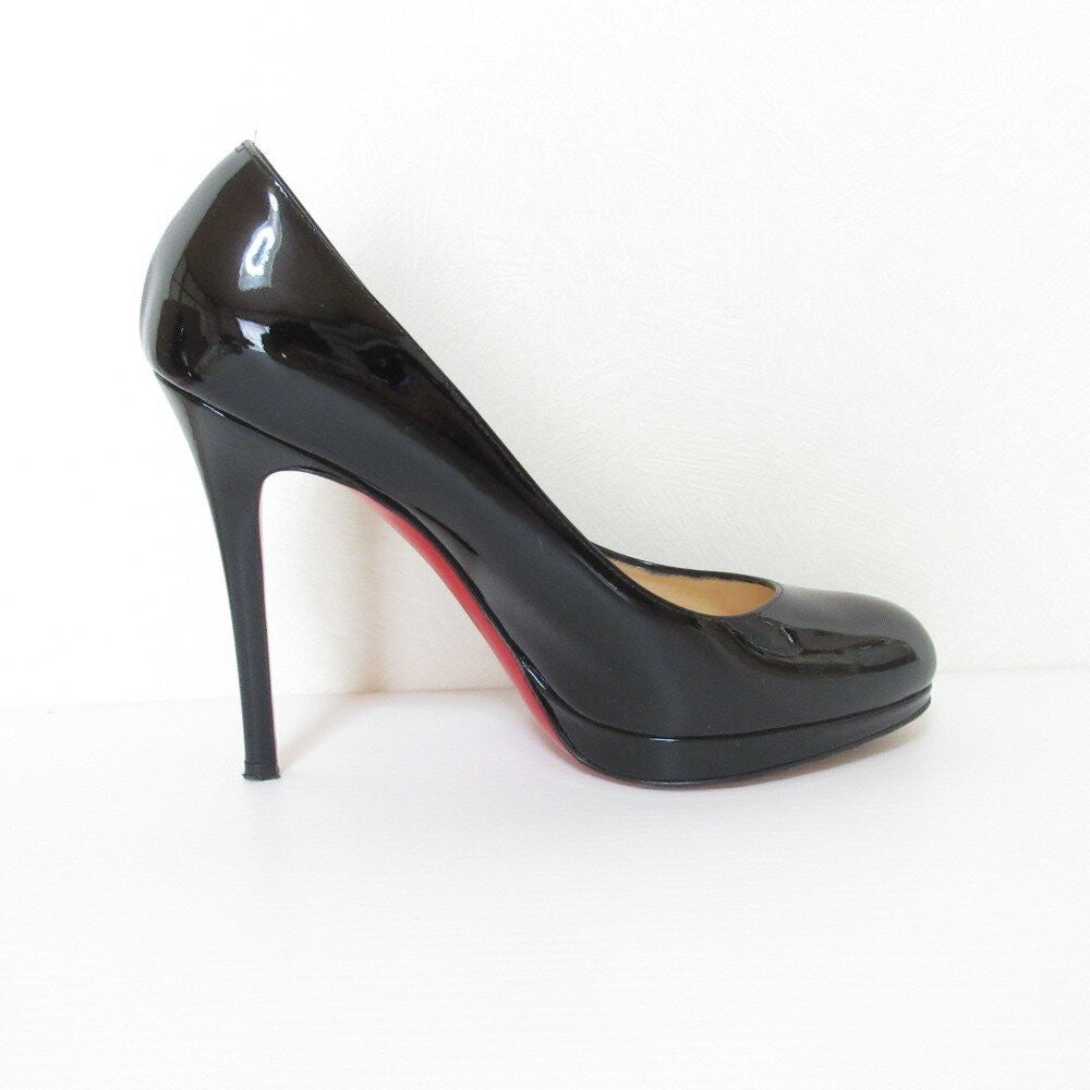 Christian Louboutin Shoes Pumps Heel EU 36 US 6 Black Authentic