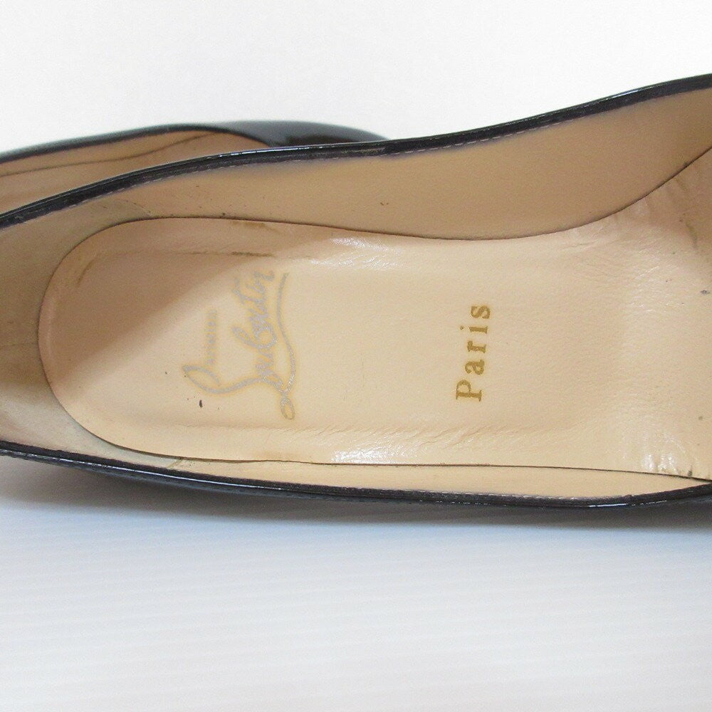 Christian Louboutin Shoes Pumps Heel EU 36 US 6 Black Authentic