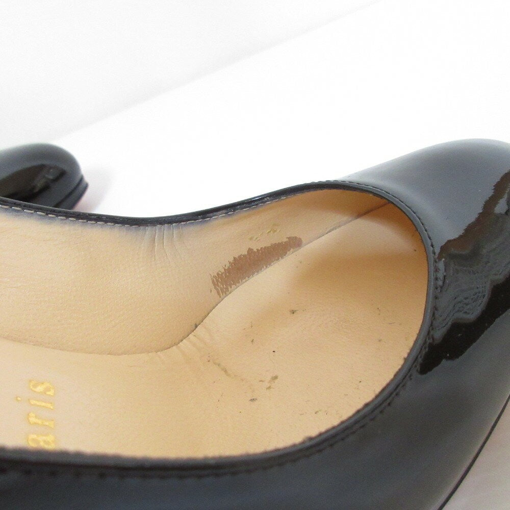 Christian Louboutin Shoes Pumps Heel EU 36 US 6 Black Authentic