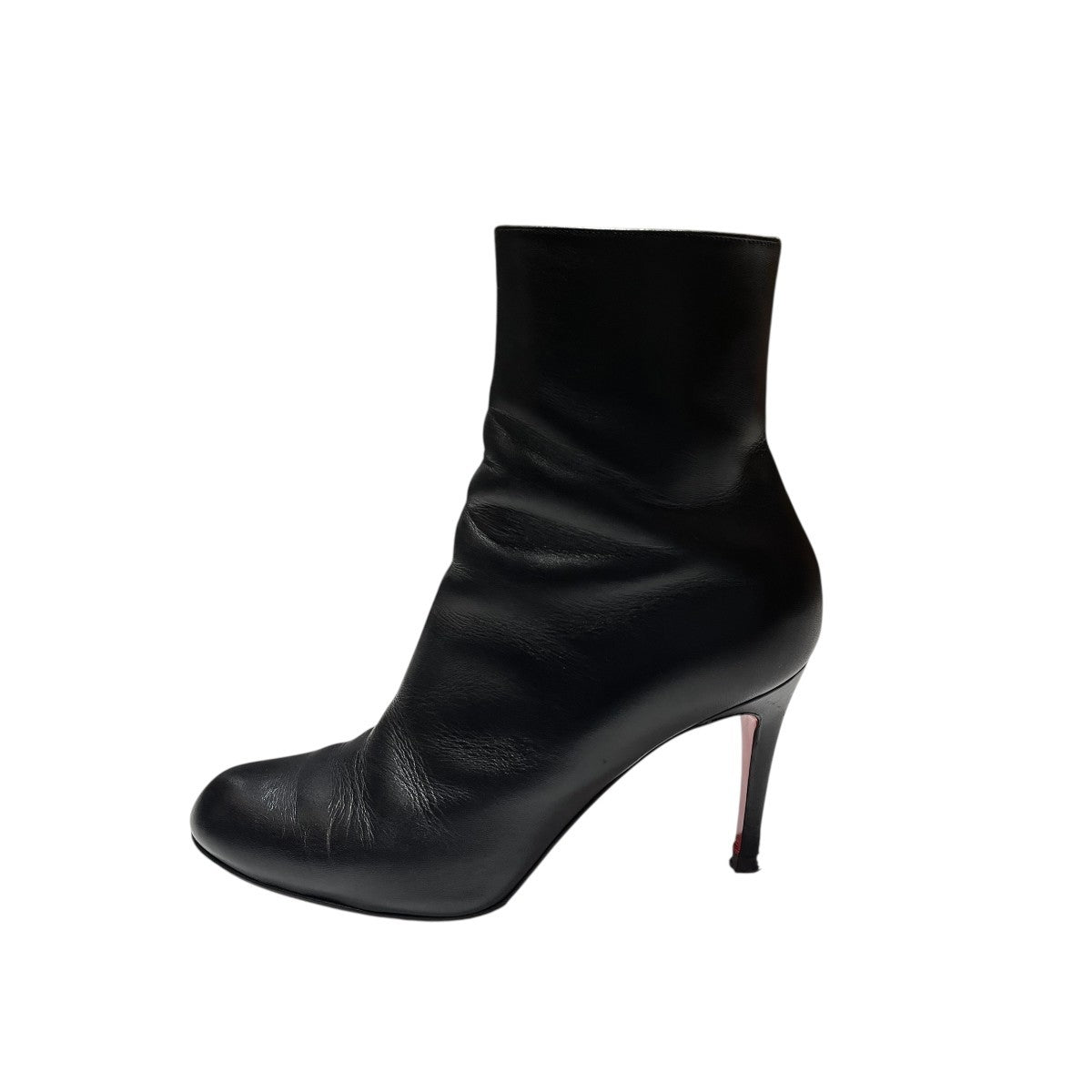 Christian Louboutin Short Boots Shoes EU 36.5 US 6.5 Black Authentic