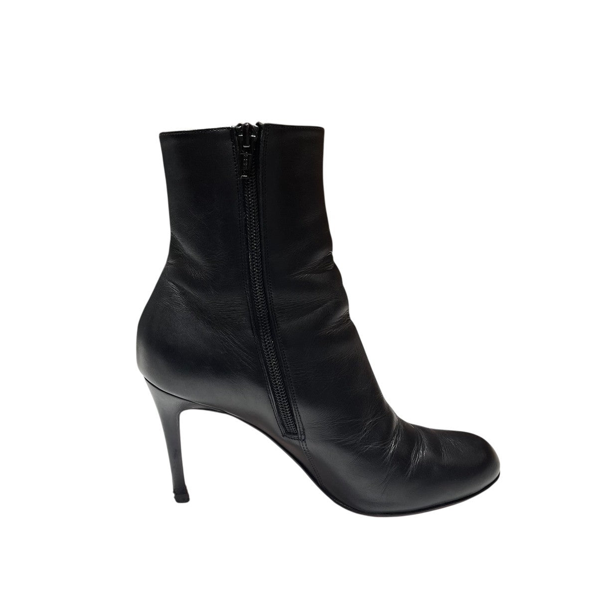 Christian Louboutin Short Boots Shoes EU 36.5 US 6.5 Black Authentic