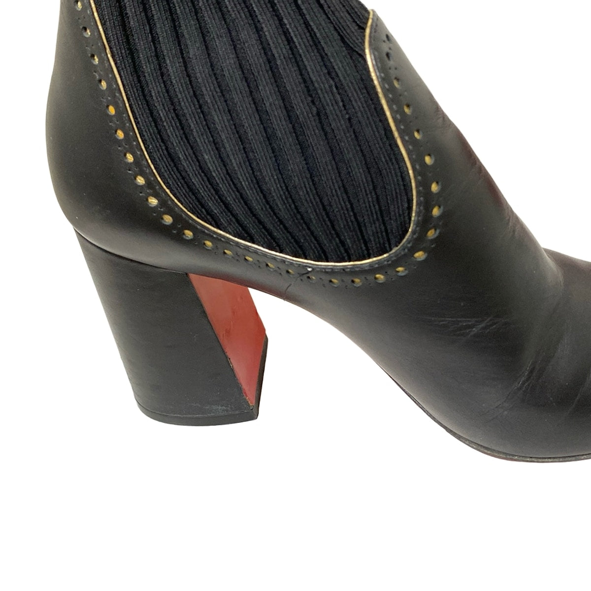 Christian Louboutin Short Boots Shoes EU 36 US 6 Black Authentic