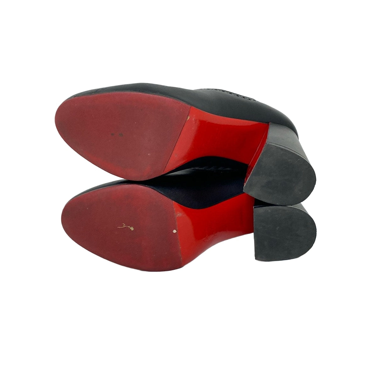 Christian Louboutin Short Boots Shoes EU 36 US 6 Black Authentic